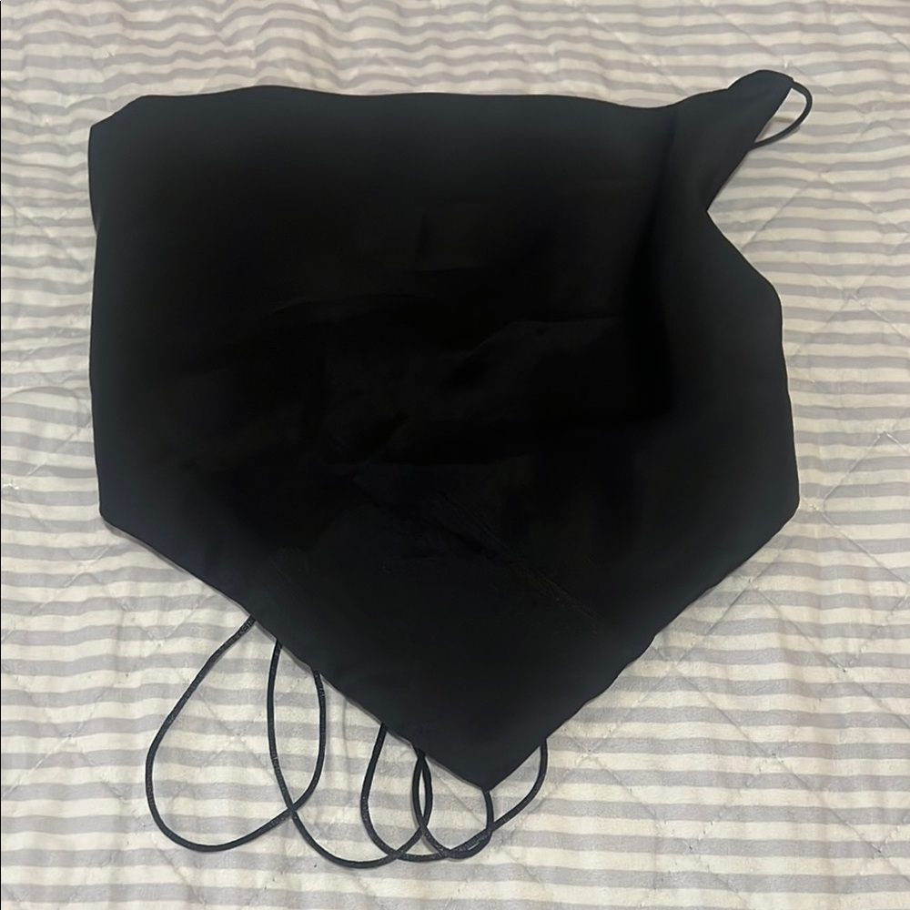 Black Bandana Shirt with Ties